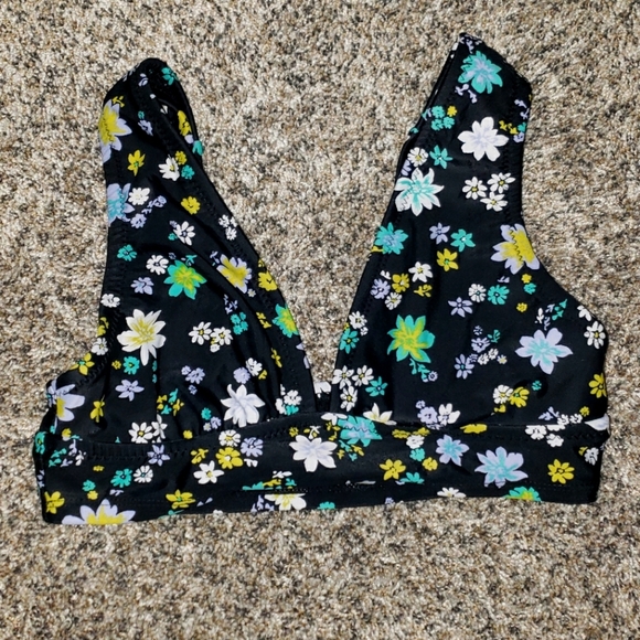 Shade & Shore Green and Black Bikini - Picture 1 of 5